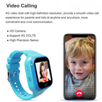 4G Smart Watch Kids Wifi Video Call SOS Tracker IP67 Waterproof Children Smartwatch