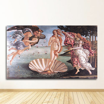 Wall Art Painting for Living Room Home Decor No Frame Classic Famous Painting Botticelli Birth of Venus Poster Print on Canvas