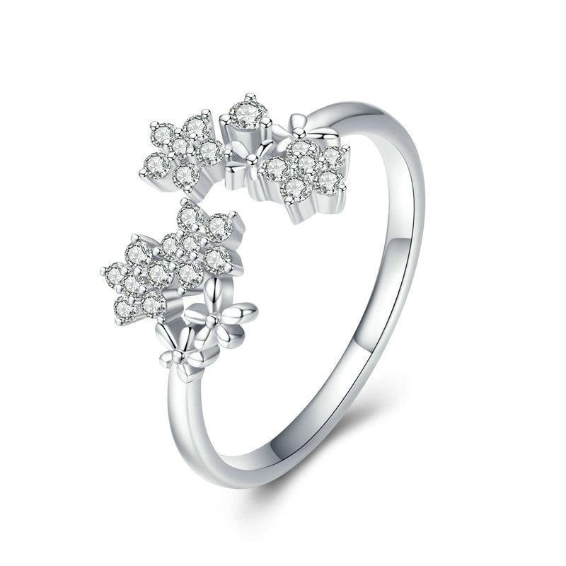 925 Sterling Silver Daisy Ring