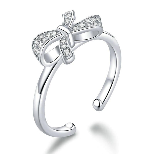 Anillo de nudo de plata de ley 925