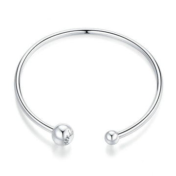 925 Sterling Silver Threaded Beads Bracelet