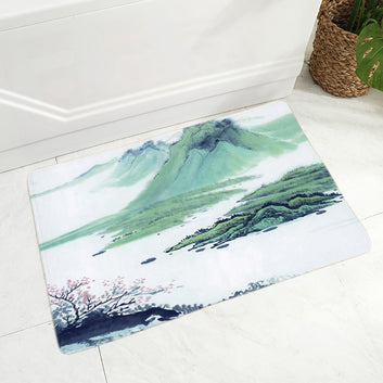 Chinese Ink Floor Mat Decor Beautiful Landscape Doormat