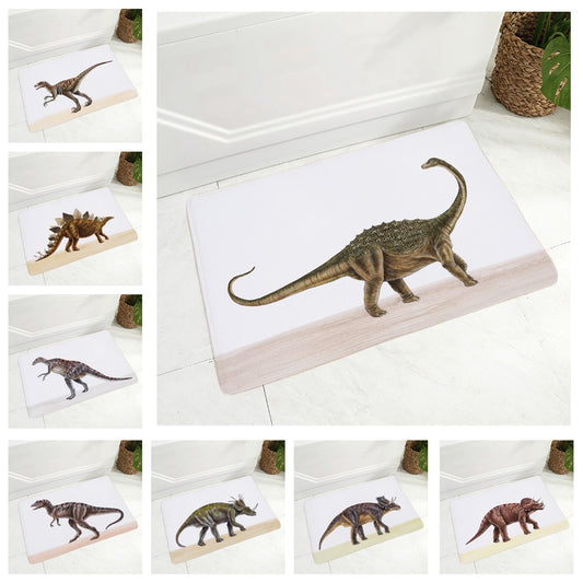 Jurassic Dinosaur Cartoon Wild Animal Floor Door Mat