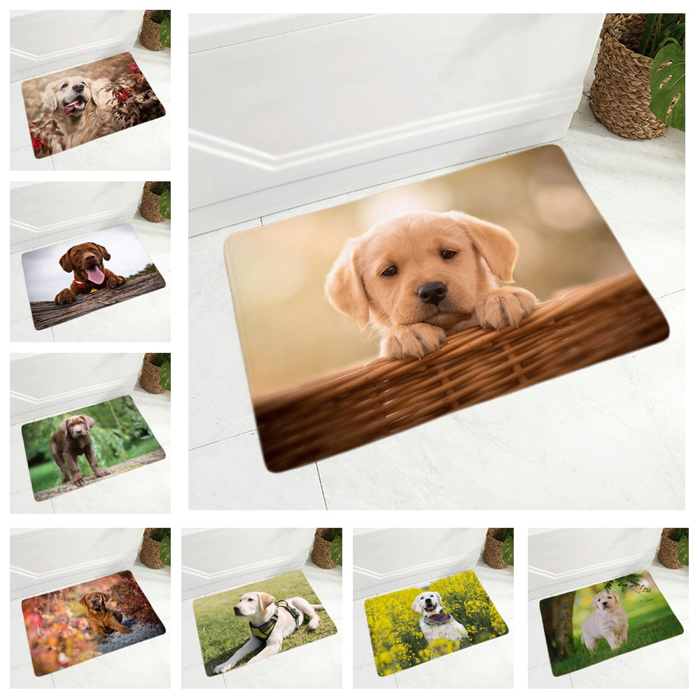 Cute Labrador Door Floor Mat Decor Pet Dog Animal Doormat