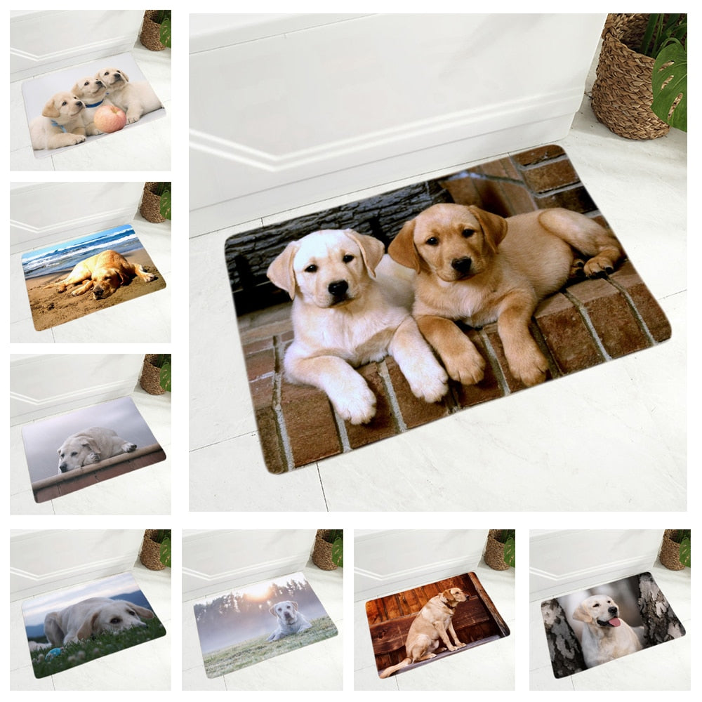 Cute Labrador Floor Door Mat Decor Pet Dog Animal Doormat