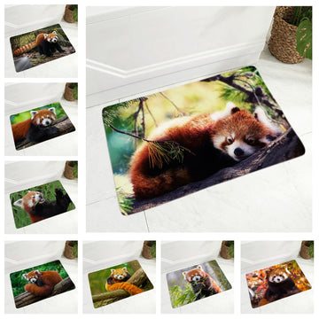 Lovely Red Panda Doormat Cute Wild Animal Floor Door Mat