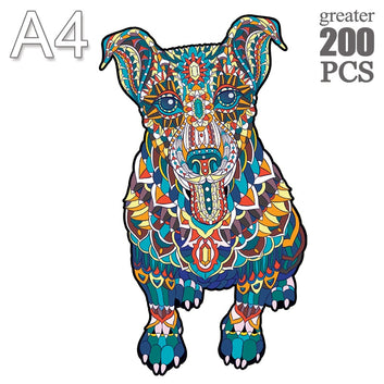 Wooden Jigsaw Puzzle DIY Animal Cute Dogs Puzzles Board Sets for Adults Educational Toys Gifts