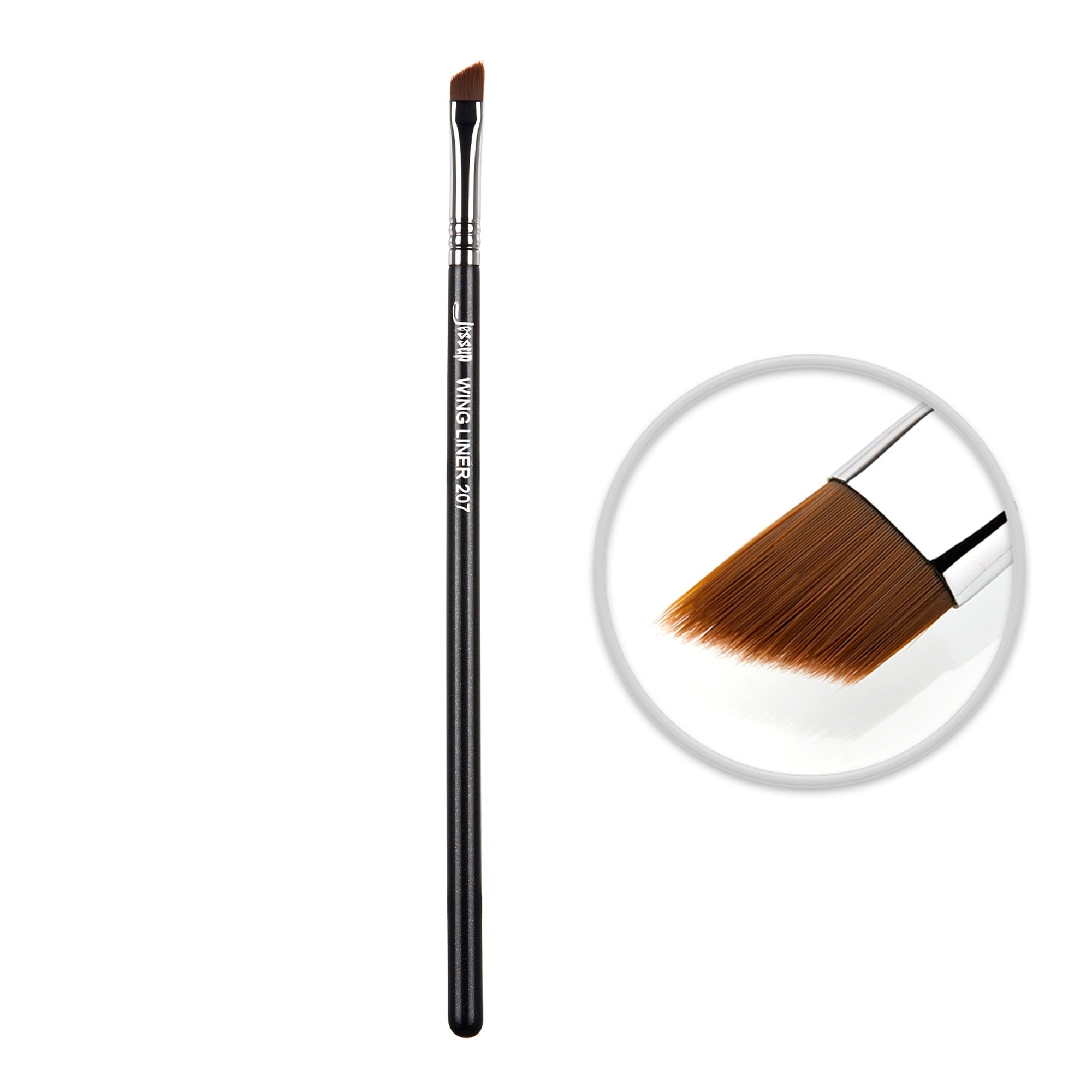 Eyebrow brush Makeup eye brushes Angled thin Wing eyeliner Makeup tools for Powder cream liquid formulas