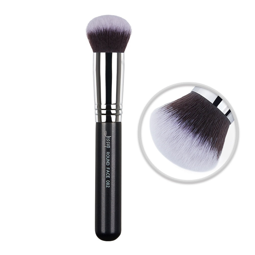 Powder brush Makeup Face beauty tool Synthetic hair Foundation Blending Cosmetic Round
