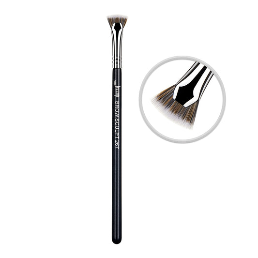 Pincel para cejas, sombra de ojos, labios, esculpir cejas, herramientas de maquillaje para cosméticos, polvos, líquidos, correctores, cremas.