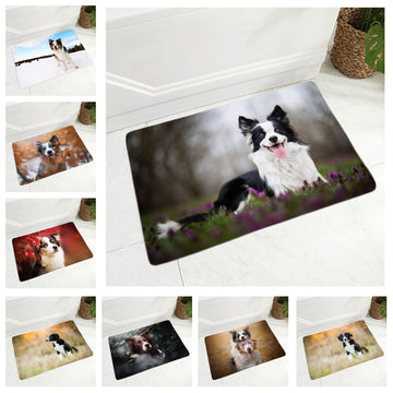 Scotland Border Collie Dog Doormat Decor Pet Animal Floor Door Mat
