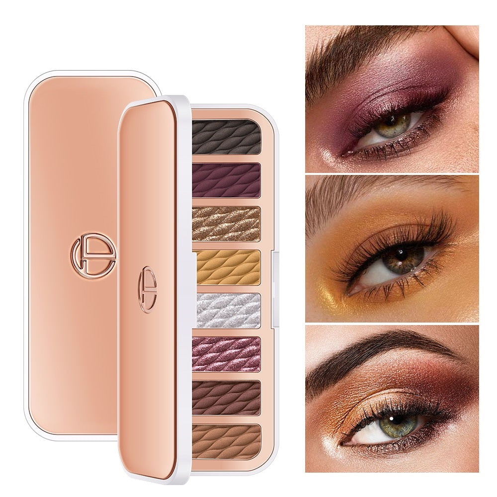 Eyeshadow Palette 8 Color Shadows Pallet Glitter Highlighter Matte Shimmer Make Up Pigment Powder Eye Make-up Pallet