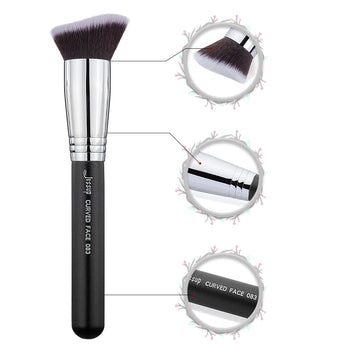 Makeup brush Foundation Beauty tool Soft Synthetic Hair Contour blusher blending Cruelty Free