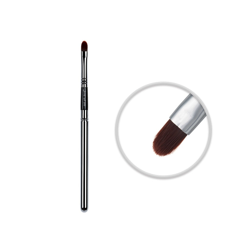 Lipstick brush Makeup Soft Fiber Lip Pen Metal with Cap protect