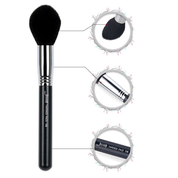 Foundation brush Highlighter of Face Powder Blush Contouring Fiber hair Tapered