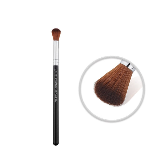 Brocha para polvos Maquillaje para mejillas Pelo sintético Contorno Crema Estructura