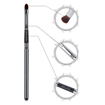 Lipstick brush Makeup Soft Fiber Lip Pen Metal with Cap protect