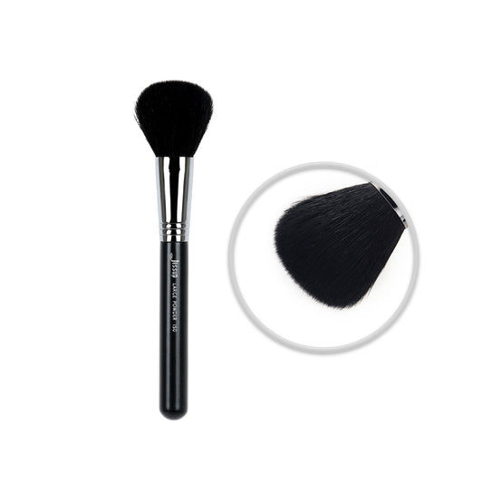 Brocha para polvos de maquillaje facial, herramientas de belleza, bronceador cosmético, pelo sintético suave.