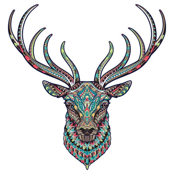 Deer 3D Wooden Puzzle Adult Kids Jigsaw Puzzles Animal Puzzles Boutique Gift