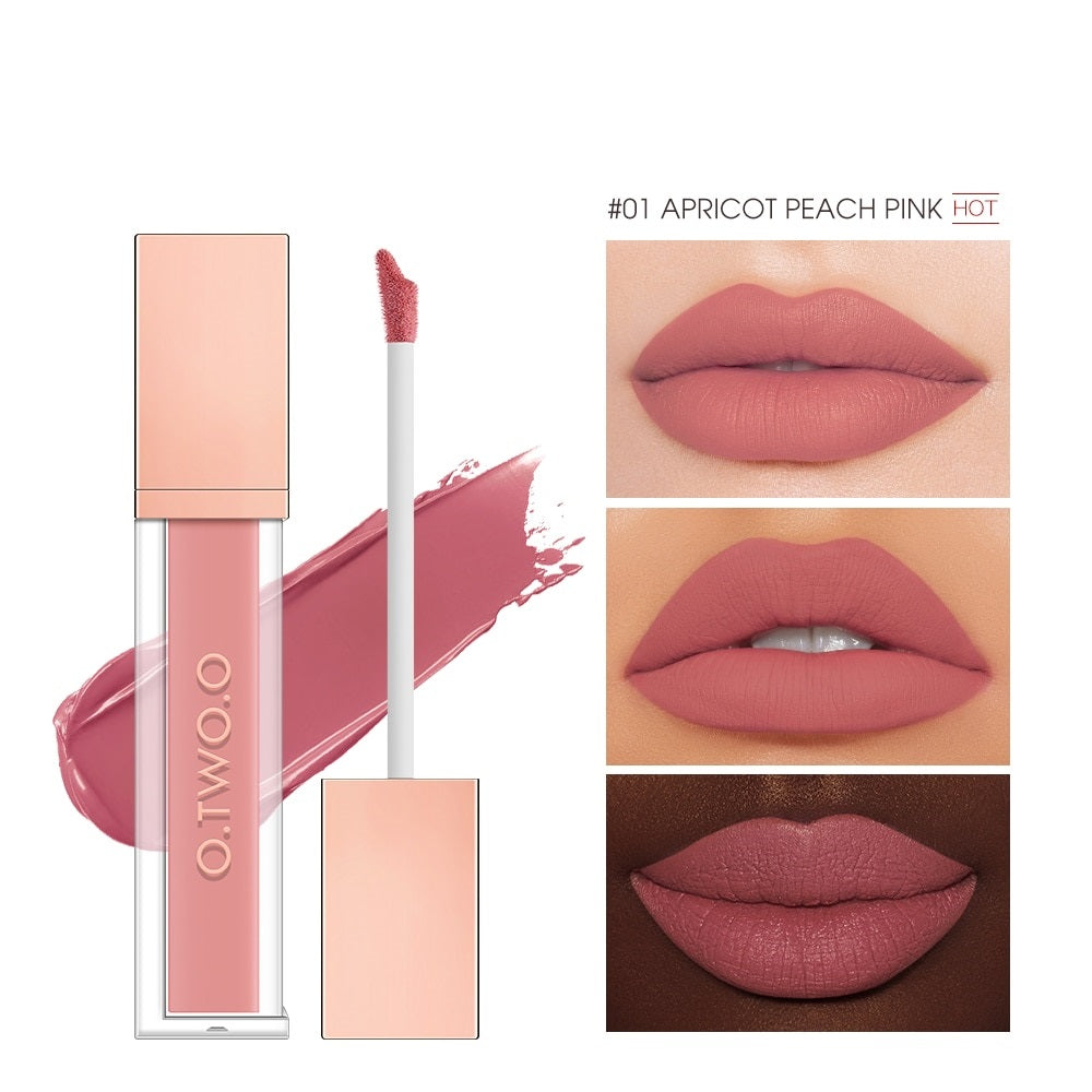 Matte Lip Tint Velvet Lipstick Lip Gloss Pigment Waterproof Long-lasting 12 Colors Lip Stain For Women Cosmetics