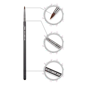 Beauty Eyeliner Brush Fine-tipped Synthetic Fibre Precise Liquid Cream