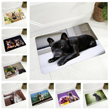 MINI French Bulldog Pet Dog Doormat Decor Cute Animal Floor Door Mat