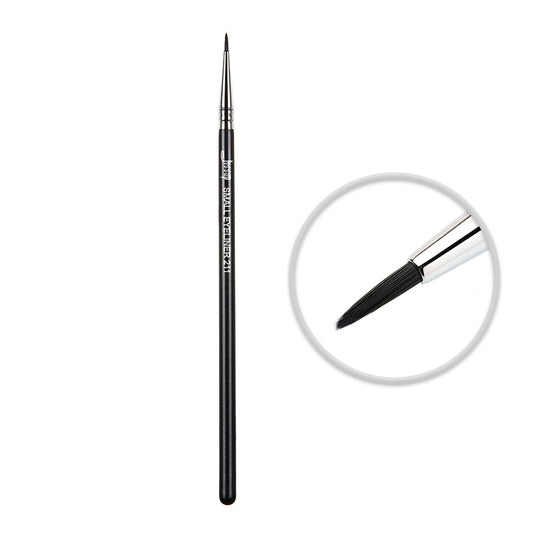 Small Eyeliner brush Makeup Black/Silver eye brush Synthetic hair Single eye makeup brushes