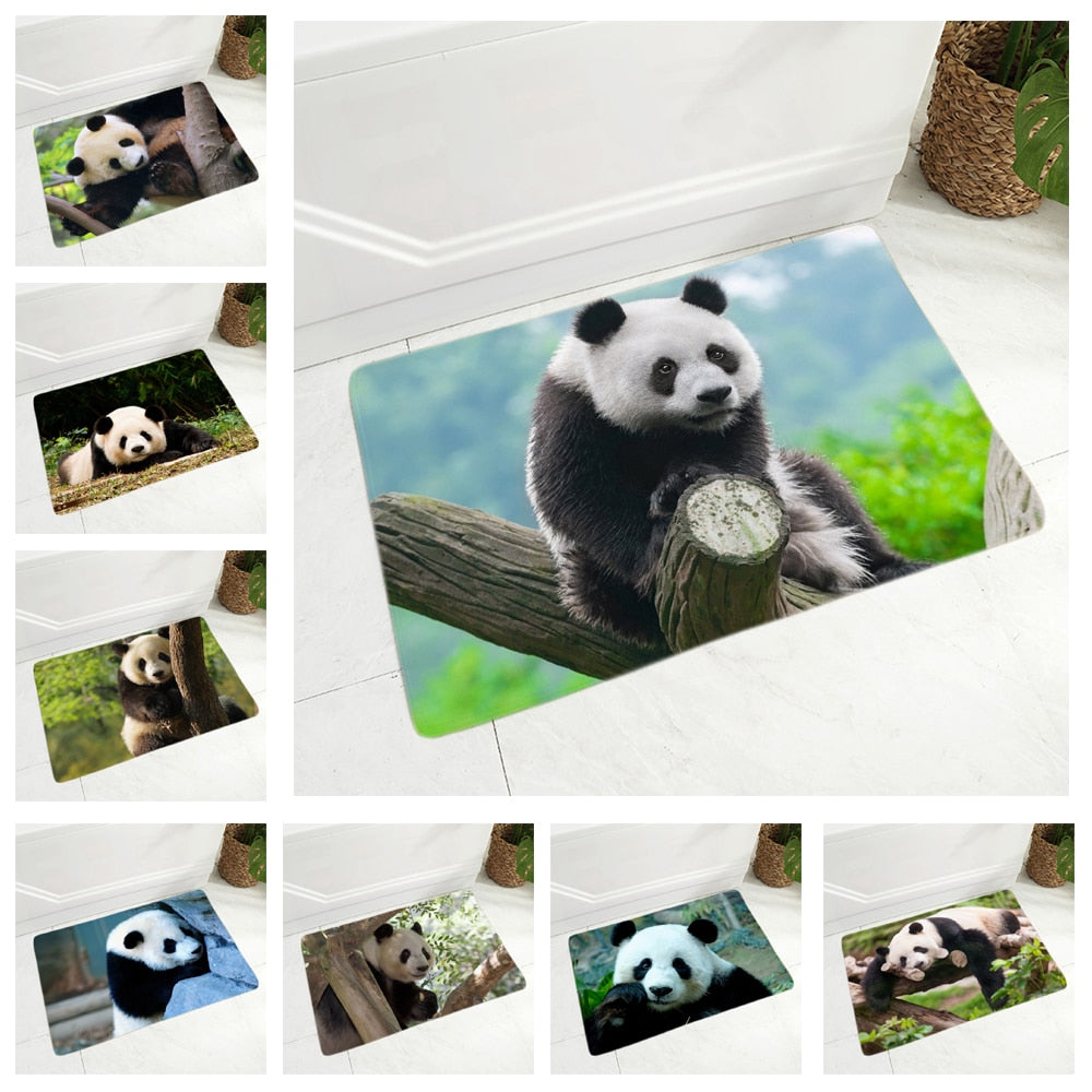 Lovely Wild Animal  Doormat Cute Panda Floor Door Mat