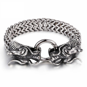 Chinese Dragon Head Charm Bracelet