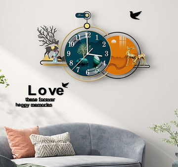 Large Wall Clock Modern Decorative House Watch Home Interiors Decor Luxury Living Room Big Designer Horloge