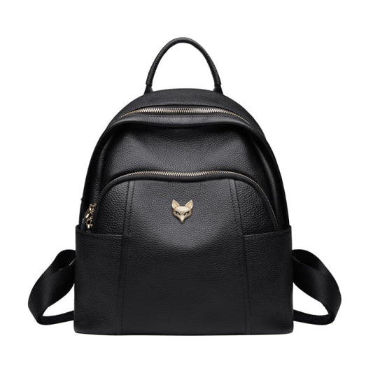 Genuine Leather Casual Travel Backpack For Women