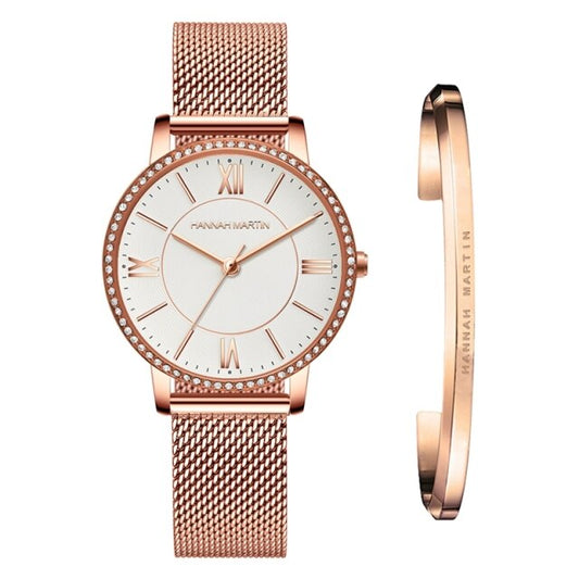Relojes de pulsera de cuarzo con diamantes de imitación, de marca superior, de lujo, de moda, informales, para mujer.