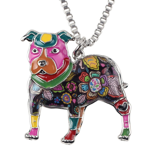 Gargantilla Maxi de aleación de metal con diseño de Pit Bull Buster