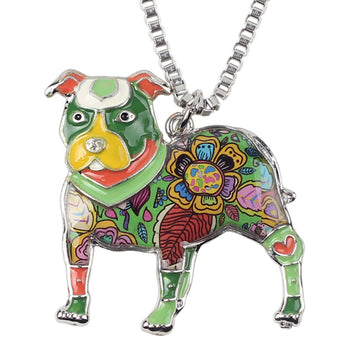 Gargantilla Maxi de aleación de metal con diseño de Pit Bull Buster