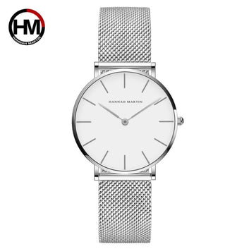 Reloj de diseño elegante en oro rosa para mujer