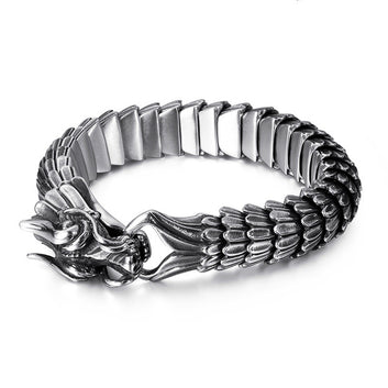 Punk Animal Dragon Charm Bracelet