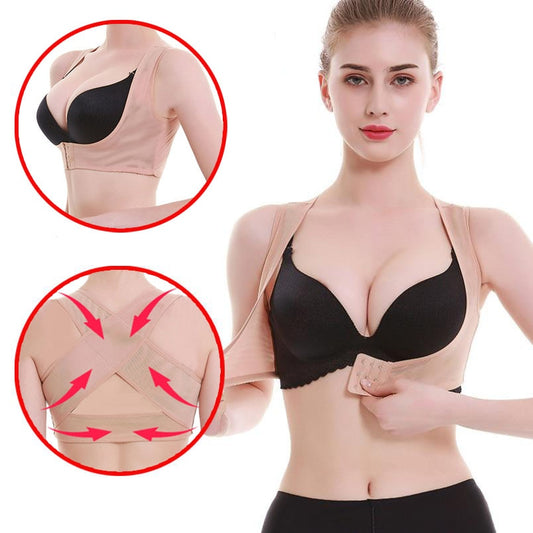 Cinturón corrector de postura para espalda y hombros, faja moldeadora de pecho y cuerpo para mujer, corsé ortopédico para el cuidado de la salud.