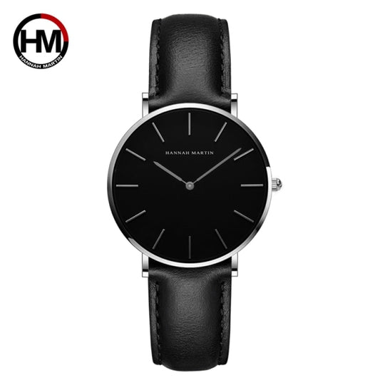 Simple Quartz Movement Watch Women Analog Waterproof Wristwatch