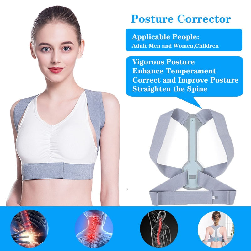 Adjustable Back Posture Corrector Therapy Corset Spine Orthosis Back Support Belt Back Support Posture Correction Bandage
