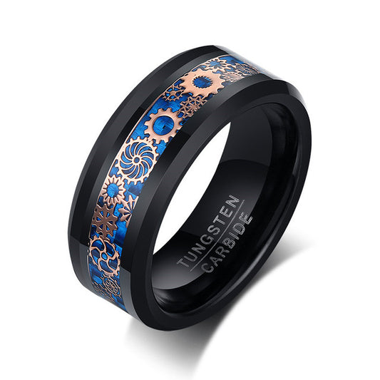 Cool Gearwheel Tungsten Carbide Ring