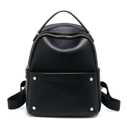 Genuine Leather  Backpack Large Capacity Travel Backpack for Women