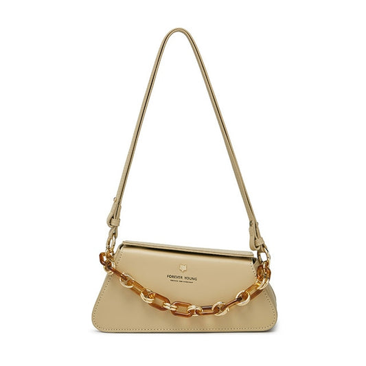 Fashion Ladies Evening Leather Irregular Shoulder Bag