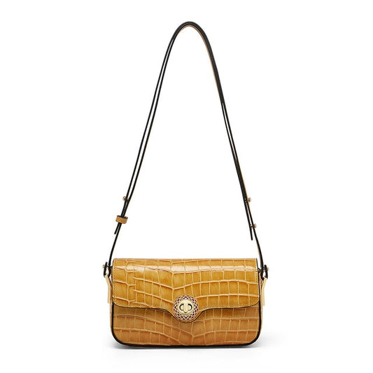 Vintage Lady Cow Leather Shoulder Bag