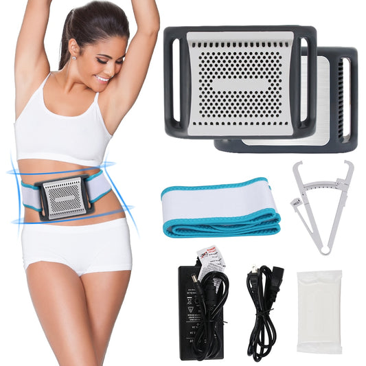 Máquina de criolipólisis para quemar grasa abdominal, cinturón para eliminar grasa, crioterapia, adelgazamiento corporal, masajeador anticelulítico.