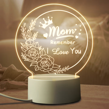Gift for Mom LED Night Light Birthday Mother Present