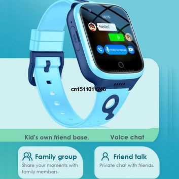 GPS WiFi Phone Watch Video Call Tracker Location SOS Call Back Monitor Children Smartwatch