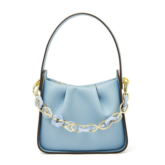 Simple Fashion Elegant Girl Split Leather Shoulder Bag