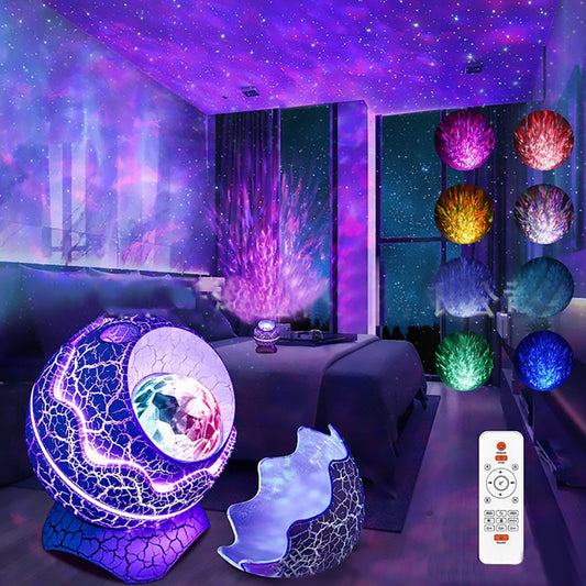 Starry Sky Projector Star LED Night Light Bluetooth Rotating Projector Light Bedroom Party Multifunctional Projector