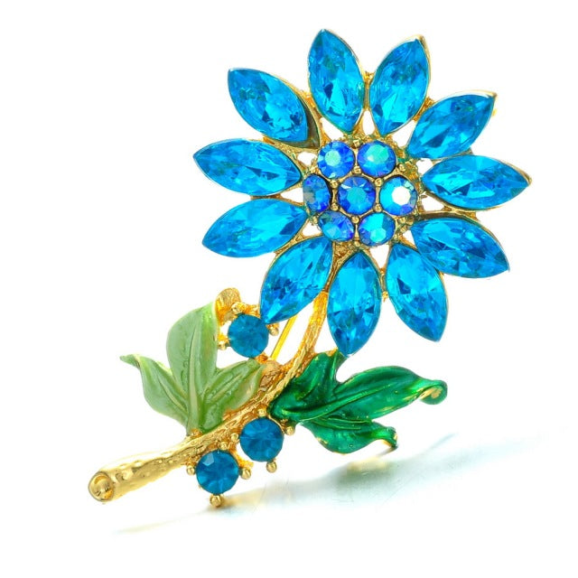 Sunflower Daisy Brooches Colorful Flower Plants Brooch Pin