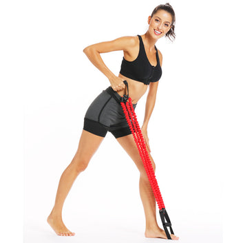 Expansor de pecho de 3 tubos, cuerda elástica de goma para fitness, gimnasio, ejercicio en casa, bandas de resistencia antideslizantes, cuerda de tracción